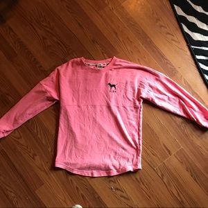 Pink sweat shirt
